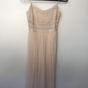 Adrianna Papell Dress - Nude, Size 2